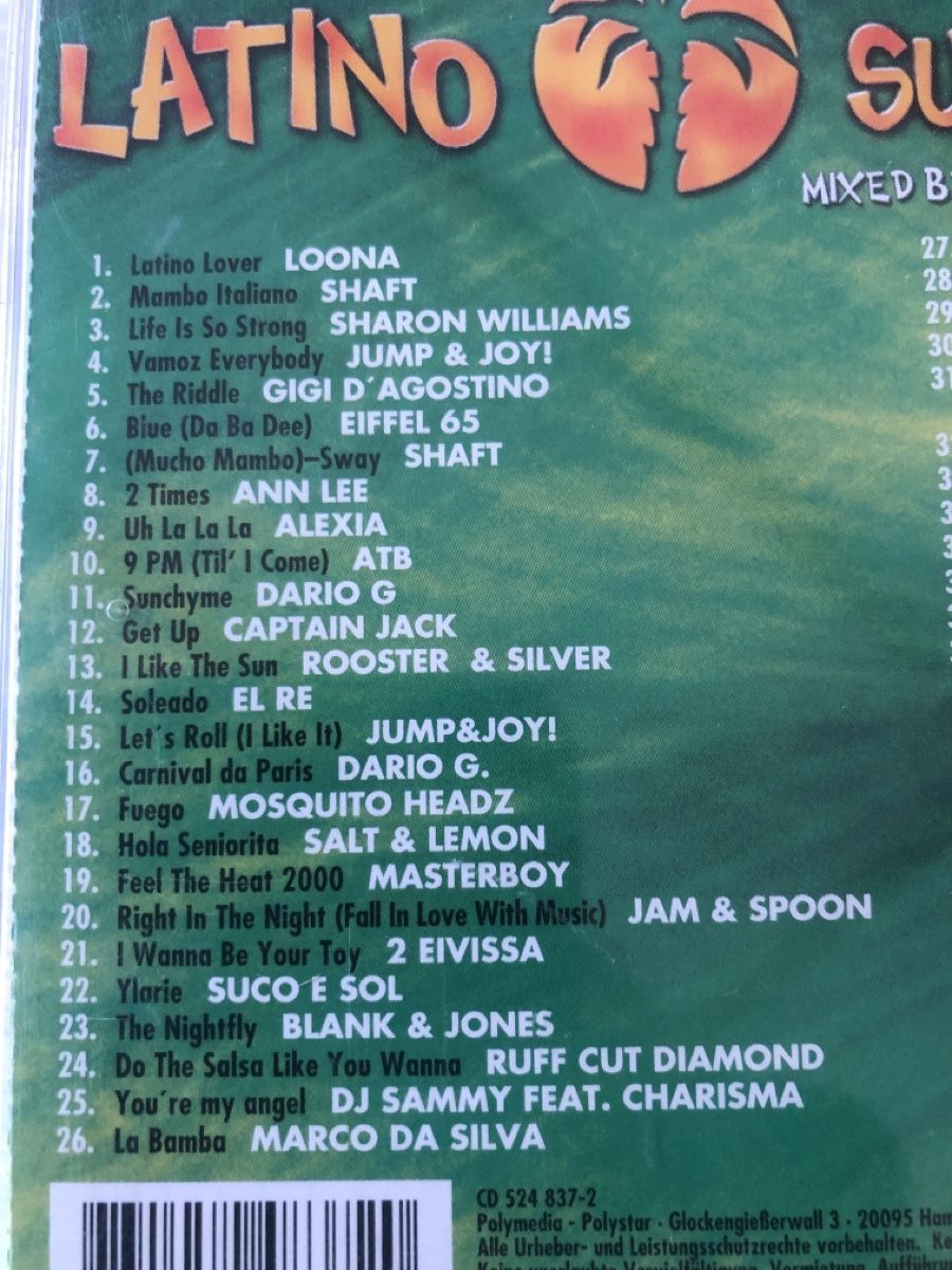 CDs: Latino Summer Mix CD – D'occasion à Flaach par rubo7 2