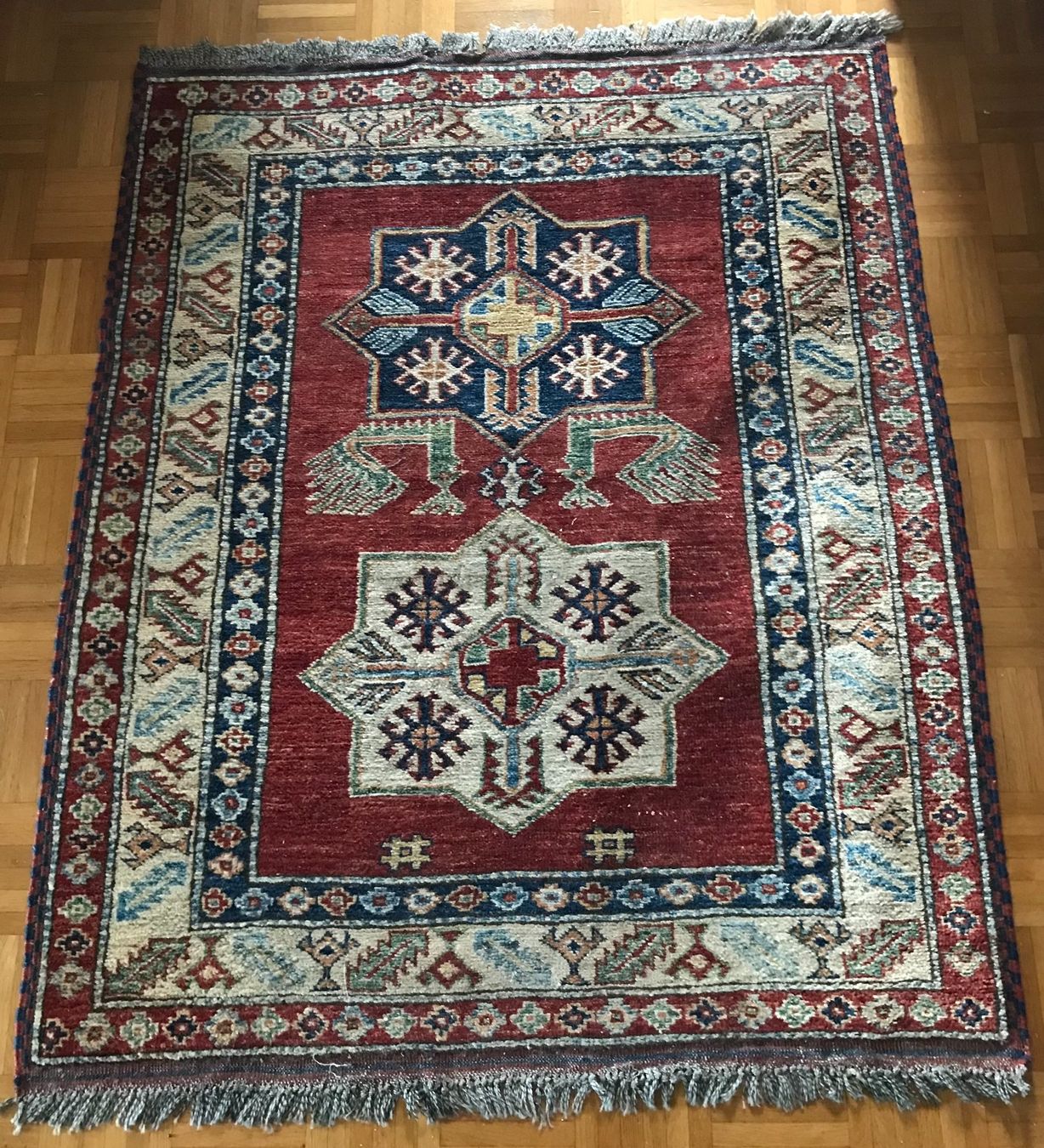Teppiche: Afganischer Teppich, handgeknüpft – Gebraucht aus Athenaz (Avusy) von xam48