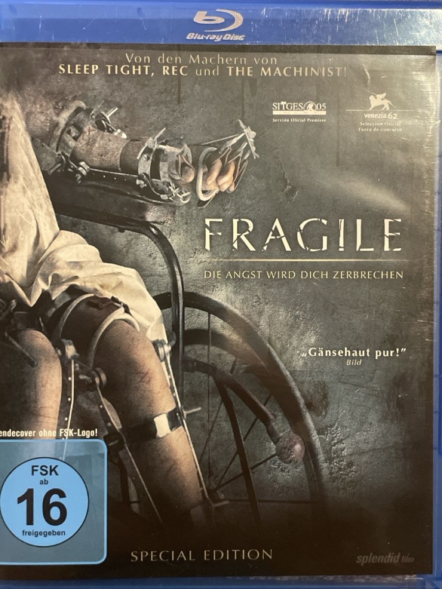 Tutti i DVDs: Fragile - Die Angst wird dich zerbrechen (2005) – Usato da Waldenburg venduto da Gonzo8