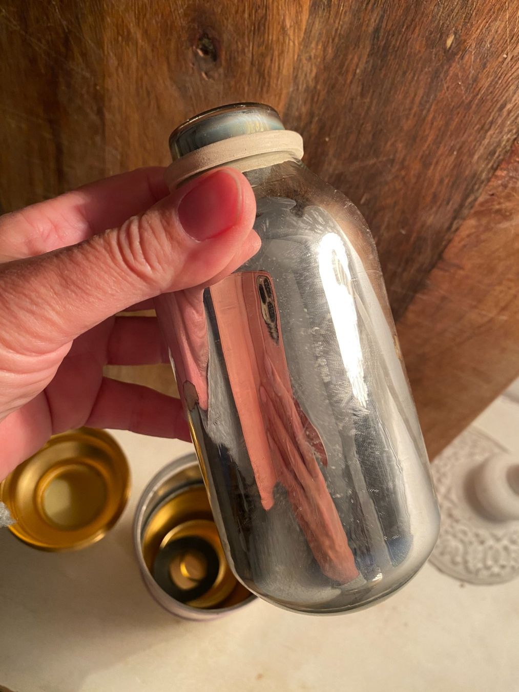 Bottiglie: Antike, zauberhafte Thermosflasche – Usato da Stetten SH venduto da bijoux18 7
