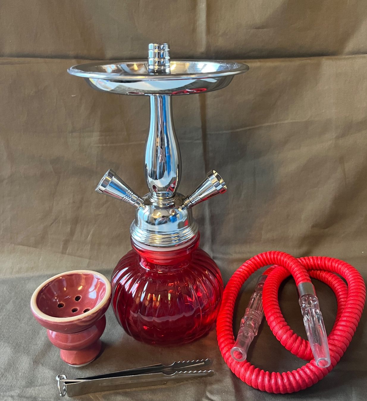 Narghilé: Golden River Shisha Rot – Nuovo e nell'imballaggio originale da Walchwil venduto da Marusha1
