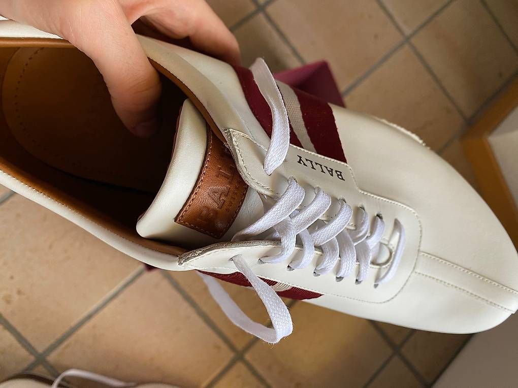 Scarpe da uomo: Bally Herren Sneaker weiss, 46 – Usato da Orselina venduto da stefaniamenz 1