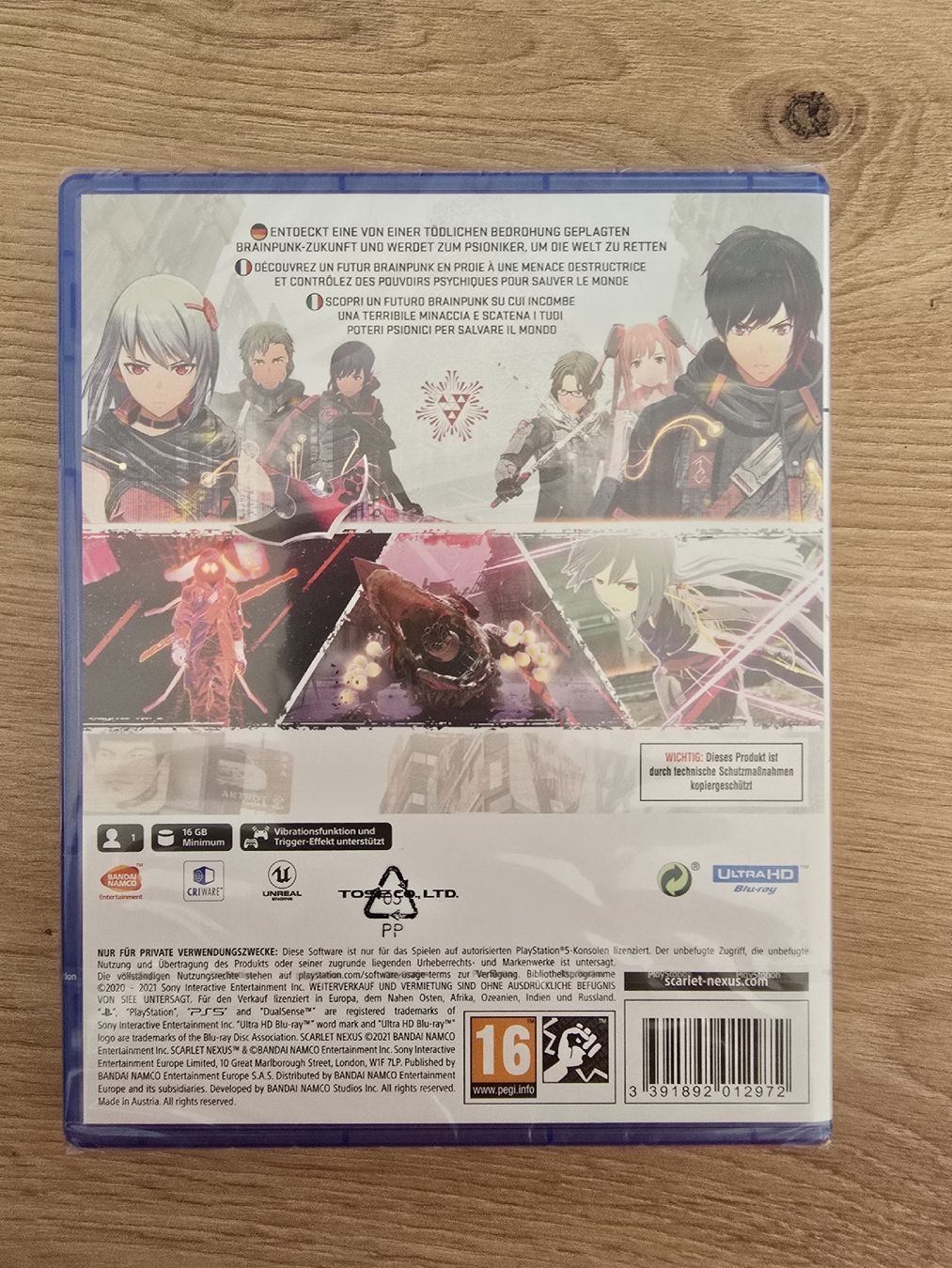 Sony Giochi: Scarlet Nexus PS5 NEU!!! – Nuovo e nell'imballaggio originale da Chur venduto da 1996hiphop 1