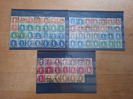 Tolles Lot stehende Helvetia, ab 1.-!!!