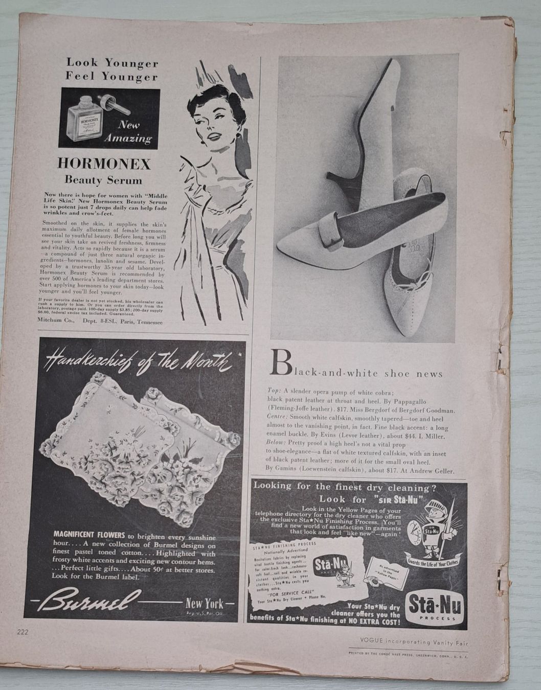 Riviste & Magazine: Vintage 1957 Vogue Modeheft – Usato da Reutigen venduto da IrisFashion 2