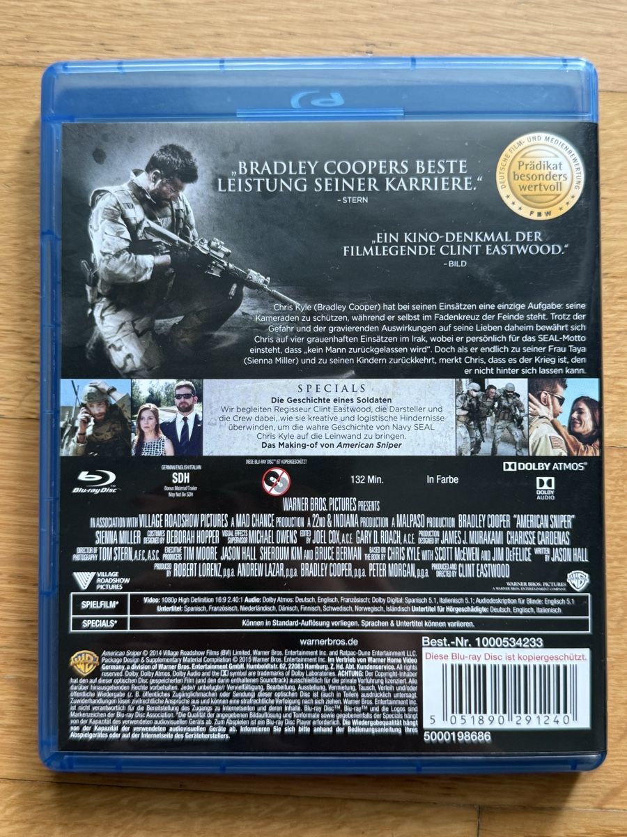 Alle DVDs: American Sniper - Blu-ray – Gebraucht aus Kölliken von nerdorado 1