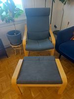 TV-Sessel inkl. Hocker - IKEA POÄNG