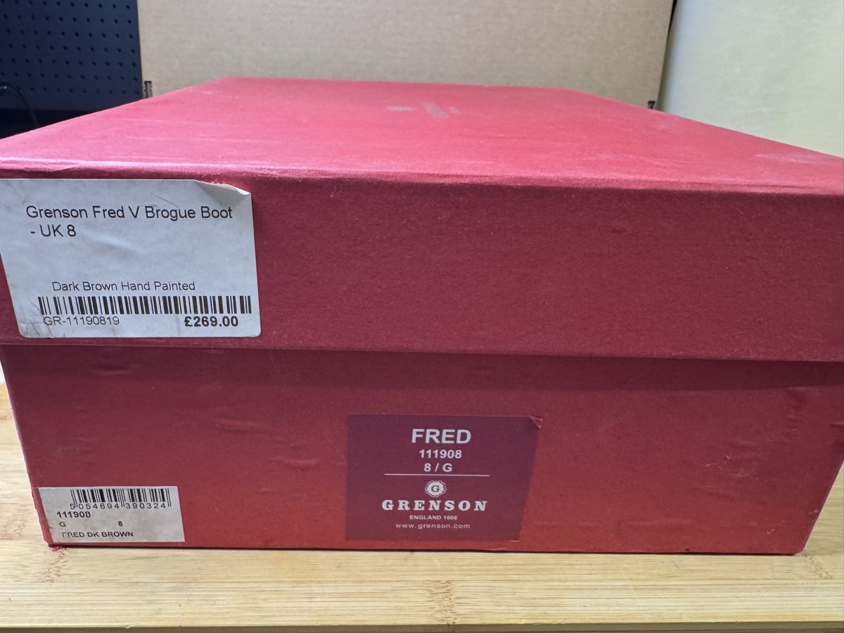 Scarpe da uomo: Grenson Fred V Brogue Boot Size 42 – Usato da Ibach venduto da chr_sz62 4