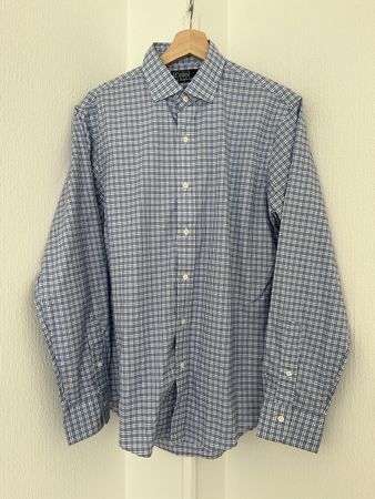 Ralph Lauren Dress Shirt, size M, long sleeve, check.