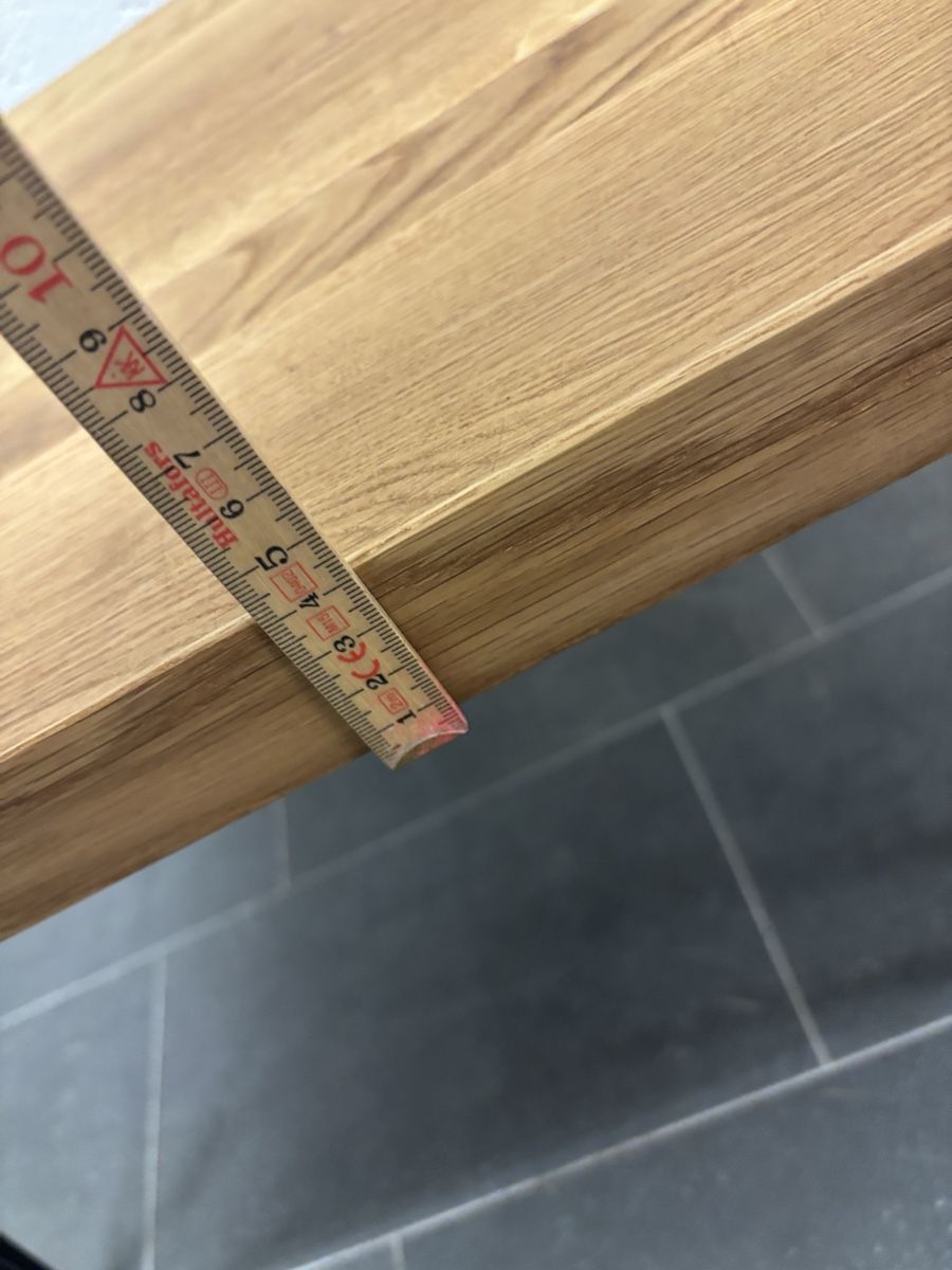 Tische: Couchtisch Massivholz Eiche mit  60x60 cm Neu – Neu (gemäss Beschreibung) aus Zufikon von Woodworkdm 6