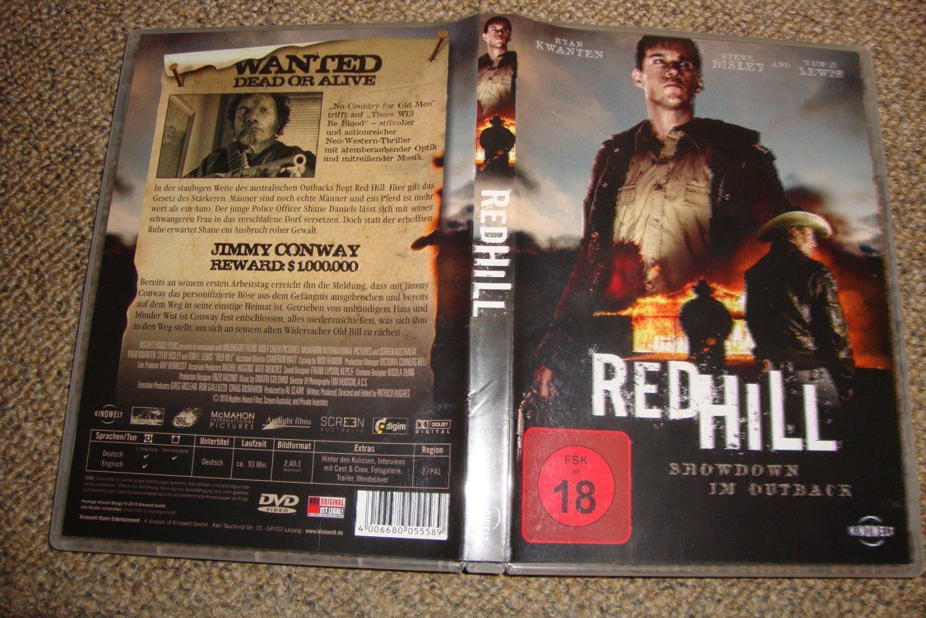 Tutti i DVDs: DVD RED HILL -SHOWDOWN IM OUTBACK/AUSTRALIEN – Usato da Bern venduto da carola31