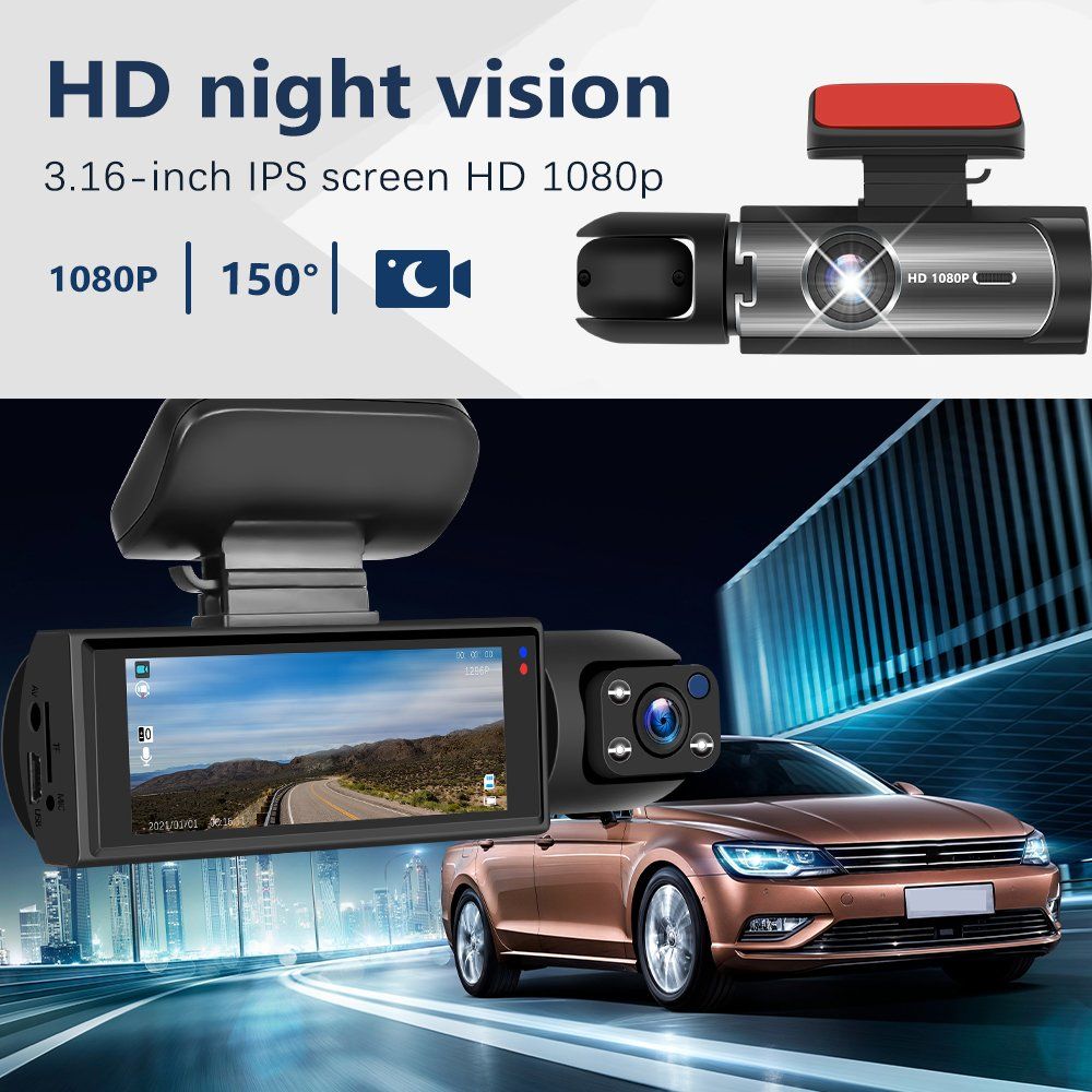 Action Cam: Weitwinkel-Auto-DVR-Recorder High-Definition-Nachtsicht – Nuovo e nell'imballaggio originale da Genève venduto da Top-Trend 7
