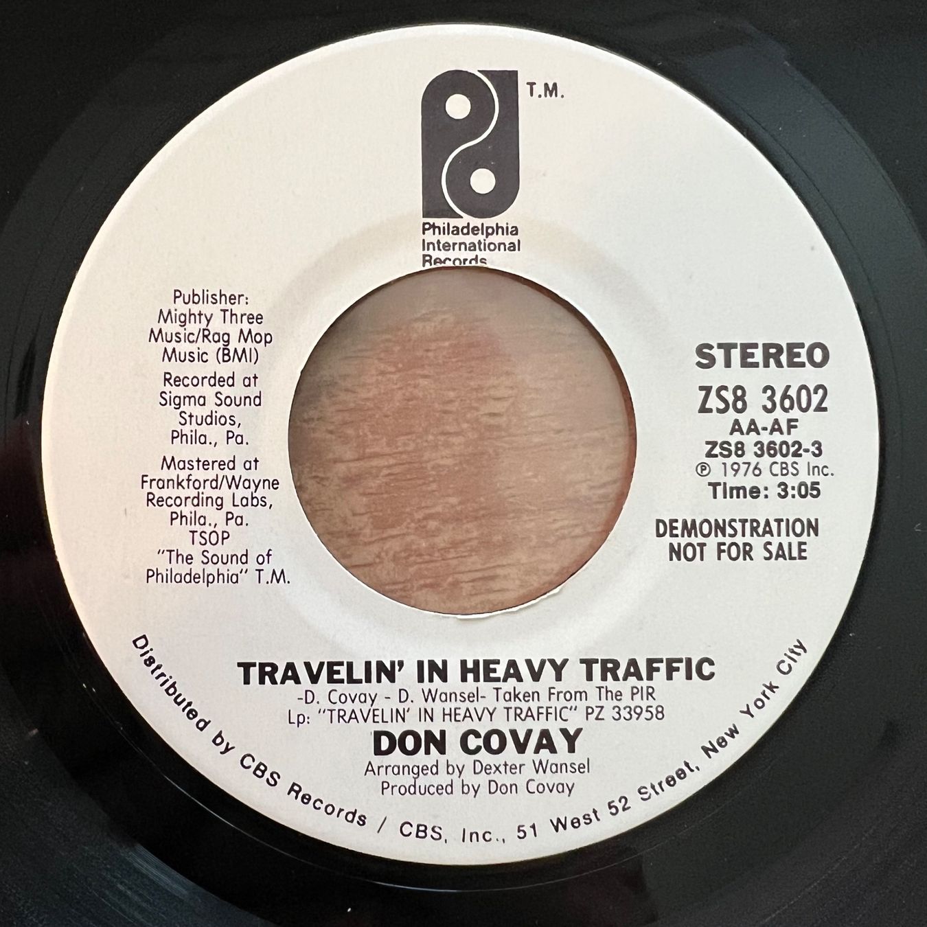 Don Covay - Travelin&amp;#39; In Heavy Traffic / US-Promo 1976 (Gebraucht) in ...