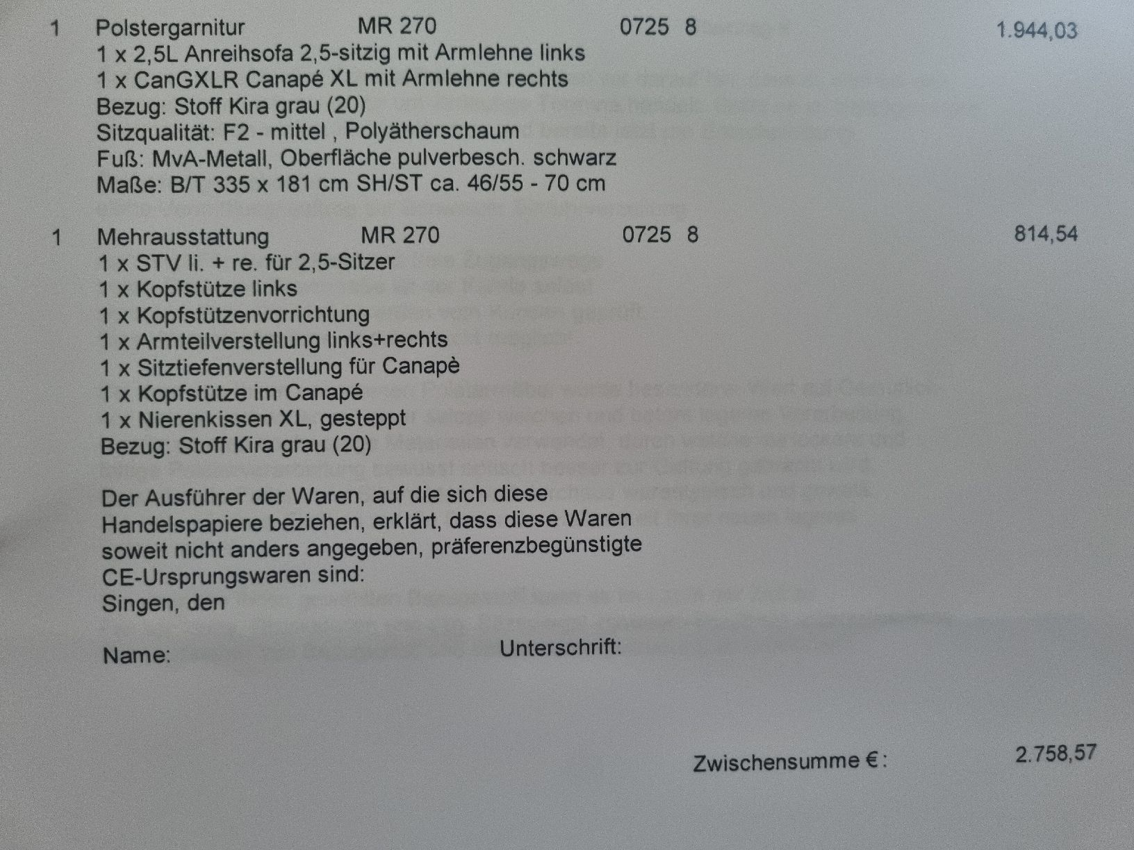 Musterring Sofas: Ecksofa - Musterring - sehr guter Zustand  – D'occasion à Weinfelden par KaSto77 5