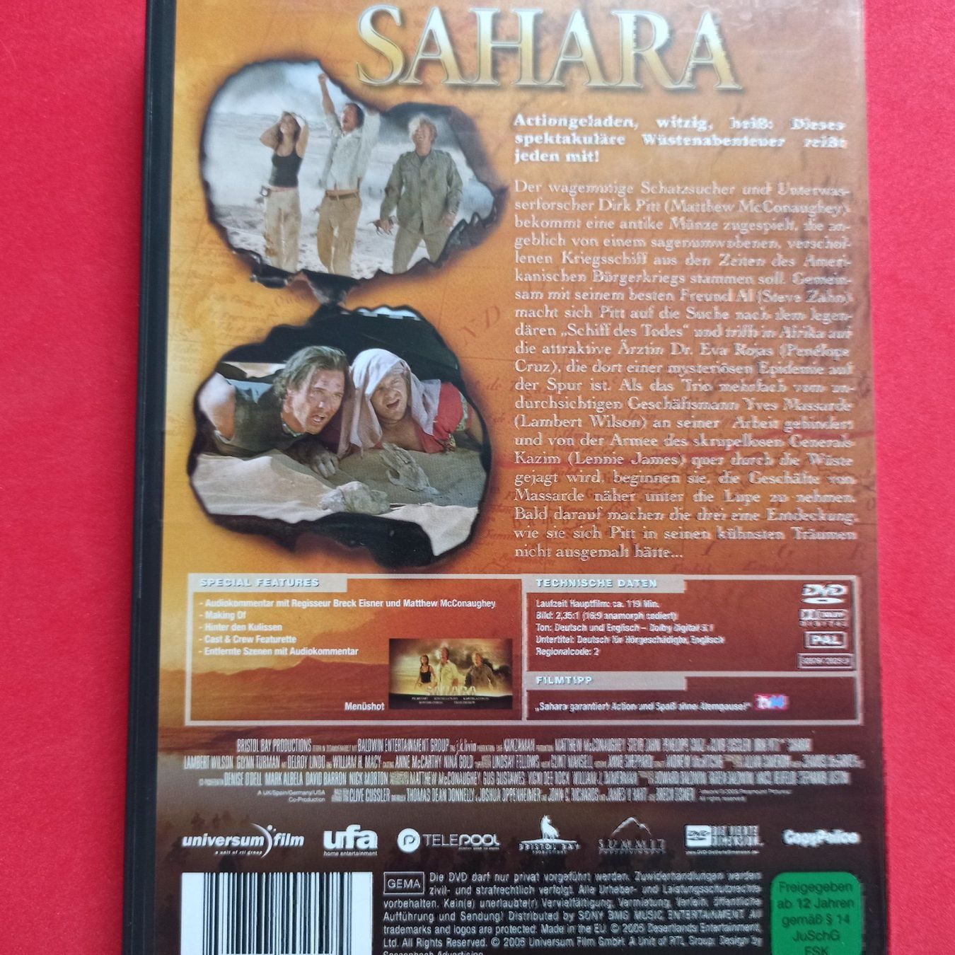 Alle DVDs: Sahara - Abenteuer in der Wüste – Gebraucht aus Dübendorf von kb86_MOVIE 1