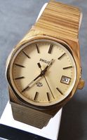 PHILIPS Swiss Made Elegante Armbanduhr Unisex 33.4 mm