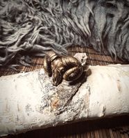 Widder Schädel Ring / Ram Skull Ring