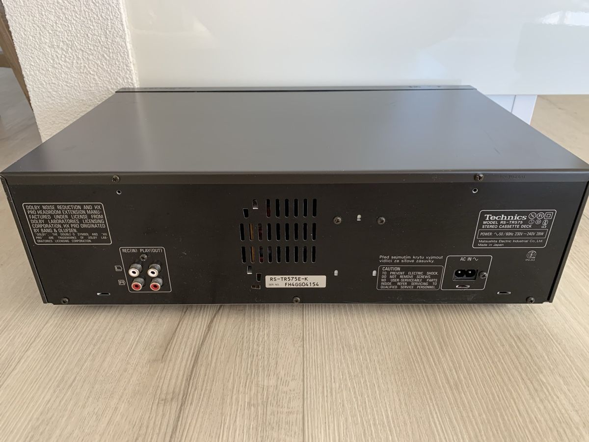 Technics Registratori: Technics RS-TR575 Tape Deck #2 – Usato da Fraubrunnen venduto da Hypernova 2