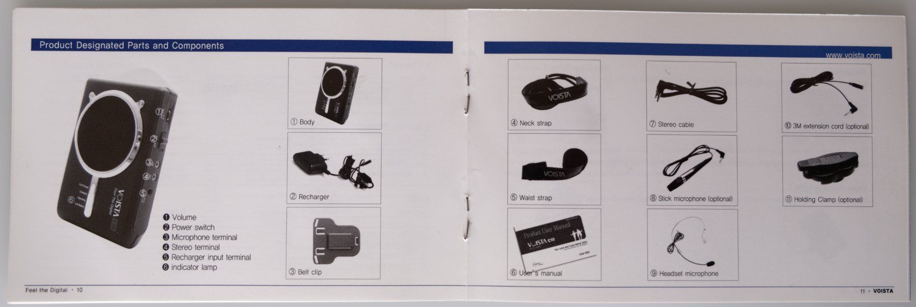 Amplificatori: Portable voice amplifier Voista C10 – Usato da Dardagny venduto da s1290 3