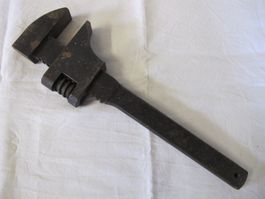 Antiker verstellbarer Reishauer Nr. 2 Schraubenschlüssel