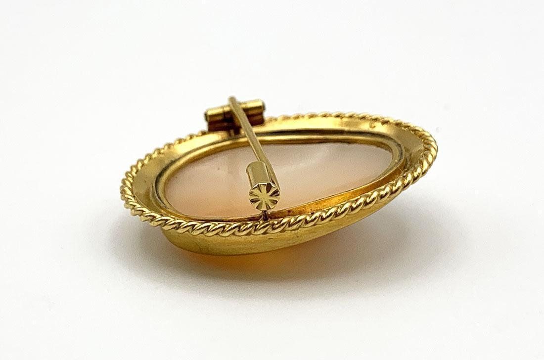 Spille & Fermagli: Antike Brosche mit Kamee in Gold – Usato da Lugano venduto da Historianlugano 3