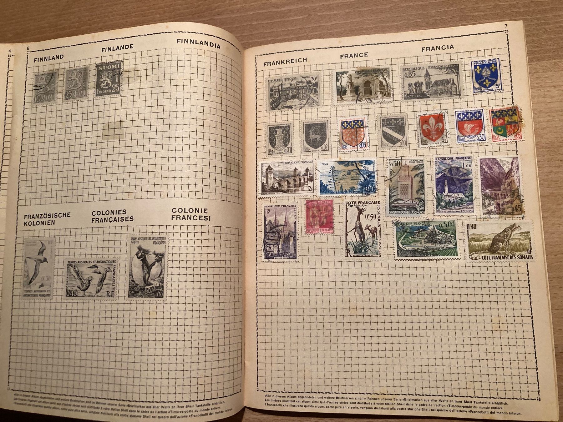 Tutti i francobolli: Shell Briefmarkenalbum, aus aller Welt – Usato da St.Gallen venduto da WrigleyCH 6