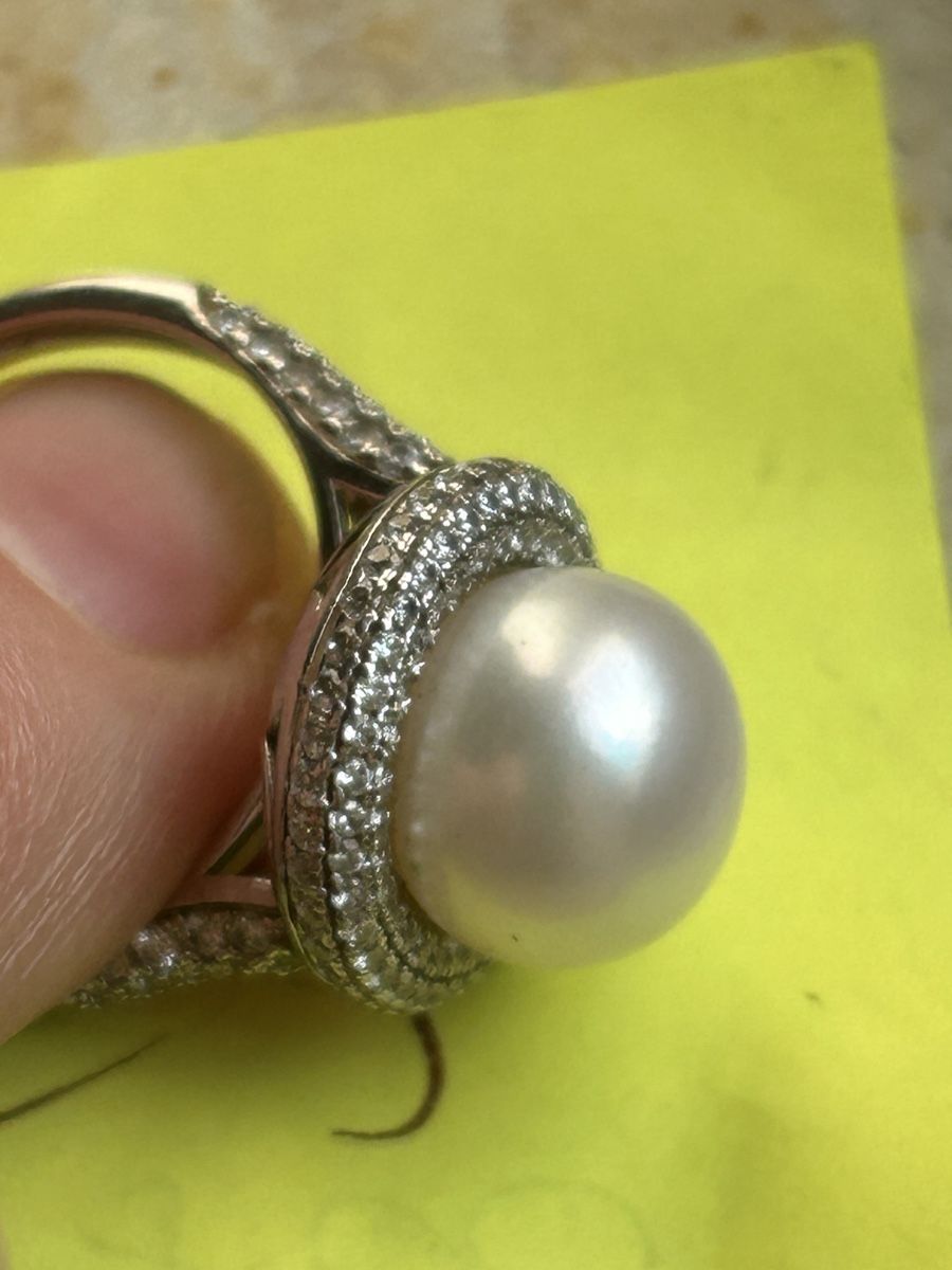 Anelli: Silberring Perle (Gr. 51 )neuwertig – Usato da Dittingen venduto da Bijoubelle 3