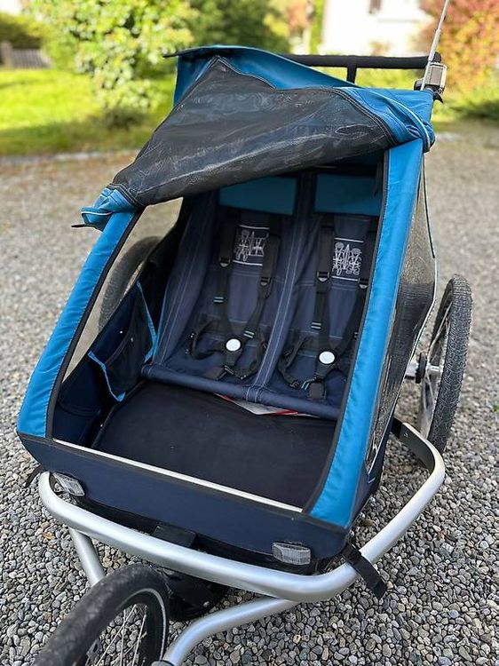Croozer Kid Plus 2 Anhnger mit Babyhngematte (Gebraucht) in Ermatingen  fr CHF 450  nur Abholung auf Ricardo kaufen