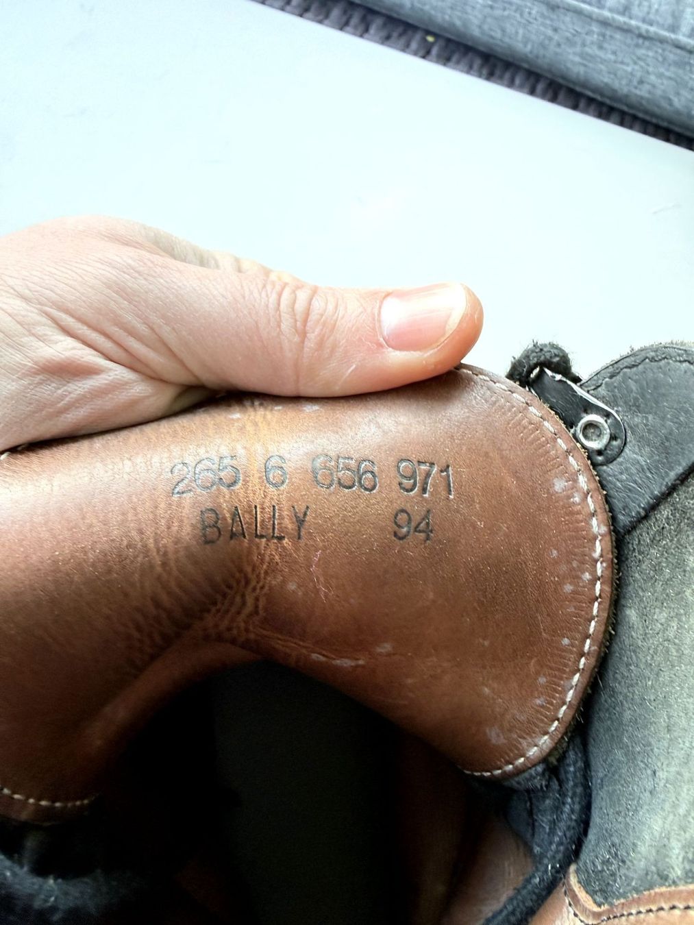 Schweizer Armee Scarpe da uomo: Schweizer Armee Kampfstiefel BALLY, Echtleder, Schwarz – Usato da Nottwil venduto da rattkatz 2