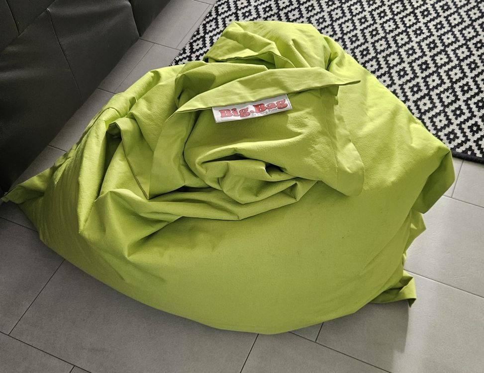 Sitzsack Big Bag in Hellgrün ca. 130 x 170cm 1