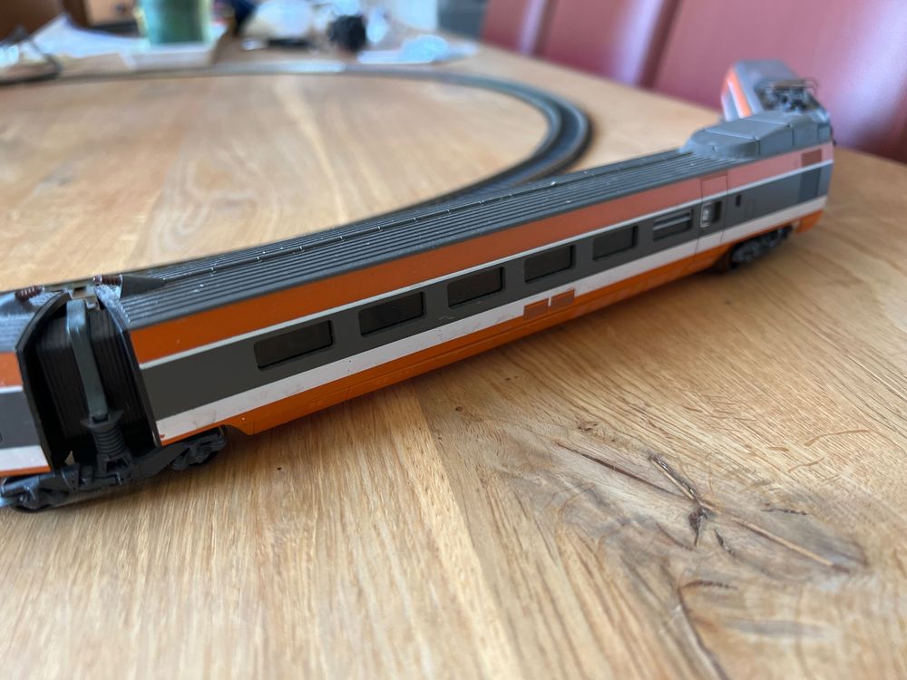 Rame TGV Lima HO – Échelle HO, Orange, Analogique, Occasion