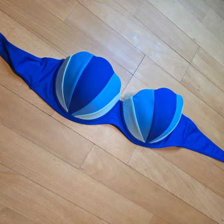 Blaues Bikini Oberteil Gr. L Top Zustand