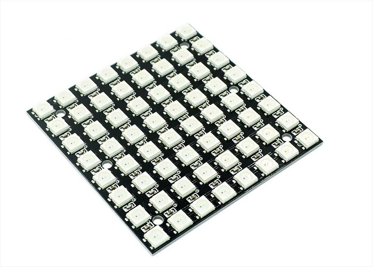 WS2812 smd LED 5050 RGB 8x8 64 LED Matrix for Arduino (Neu (gemäss ...