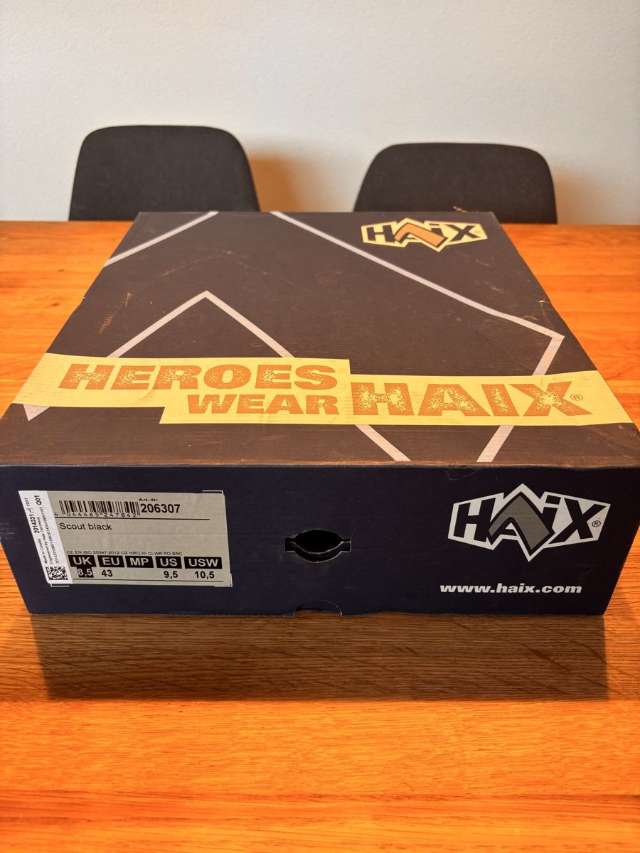 Haix Chaussures hommes: Haix Scout Black – Neuf avec emballage d'origine à Kölliken par cley88