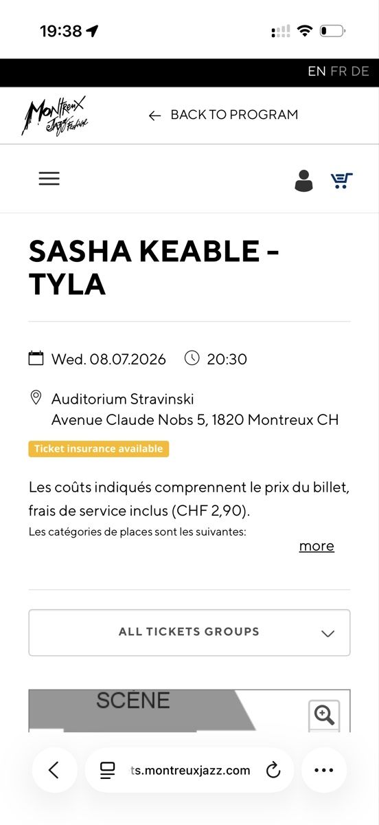Biglietti: Tickets for Tyla – Nuovo e nell'imballaggio originale da Küsnacht ZH venduto da pol_9x2x 1