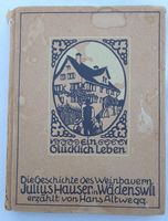 Buch ANTIK Julius Hauser Wädenswil 1913 Lebenschronik