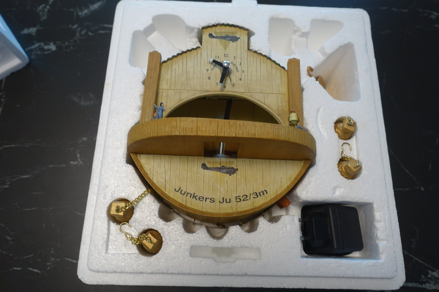 Orologi: Wanduhr "Junkers Ju 52/3m – Usato da Belp venduto da Mazarron58 6