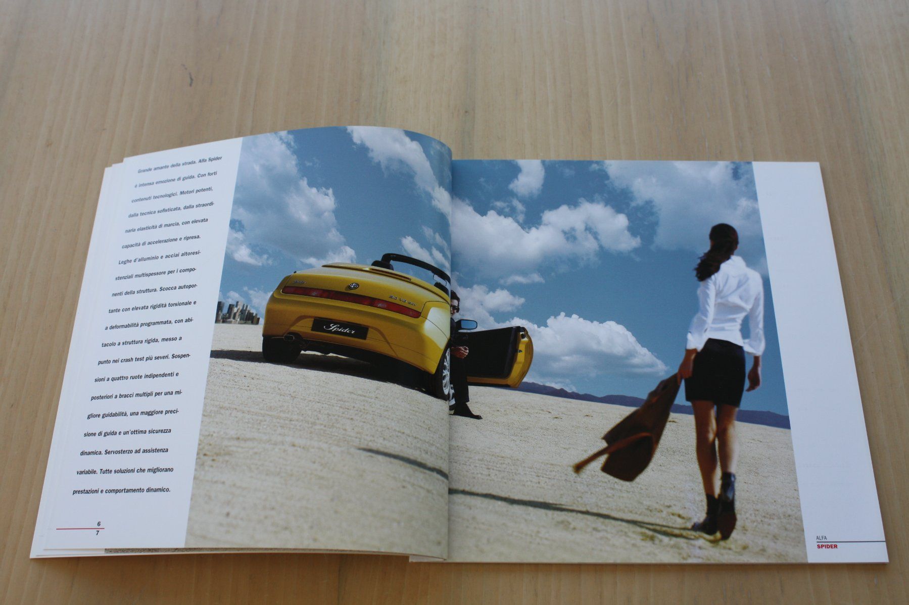 Alfa Romeo Documenti: Alfa Spider Prospekt 8/2001 Italienisch – Usato da Wikon venduto da erwin400 2