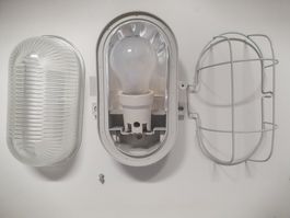Oval Feuchtraumleuchte E27 Ovalleuchte IP44 Nass
