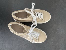 Hogan Mädchen Sneakers Gr. 30, beige-gold, Top Zustand!