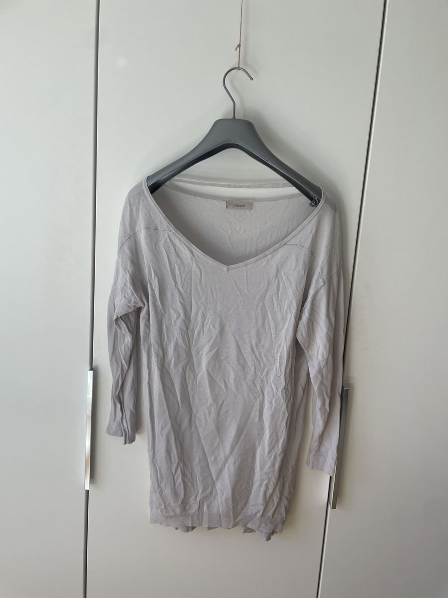 T-shirt: Humanoid Designer Shirt, Grösse S, Hellgrau – Usato da Basel venduto da lea_d56l 1