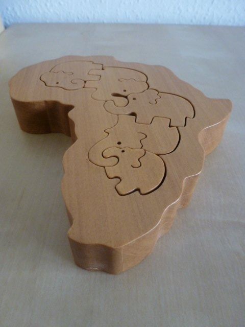 Puzzle: Holz-Elefanten-Puzzle Afrika – Nuovo (secondo la descrizione) da Luzern venduto da Ankerli 1