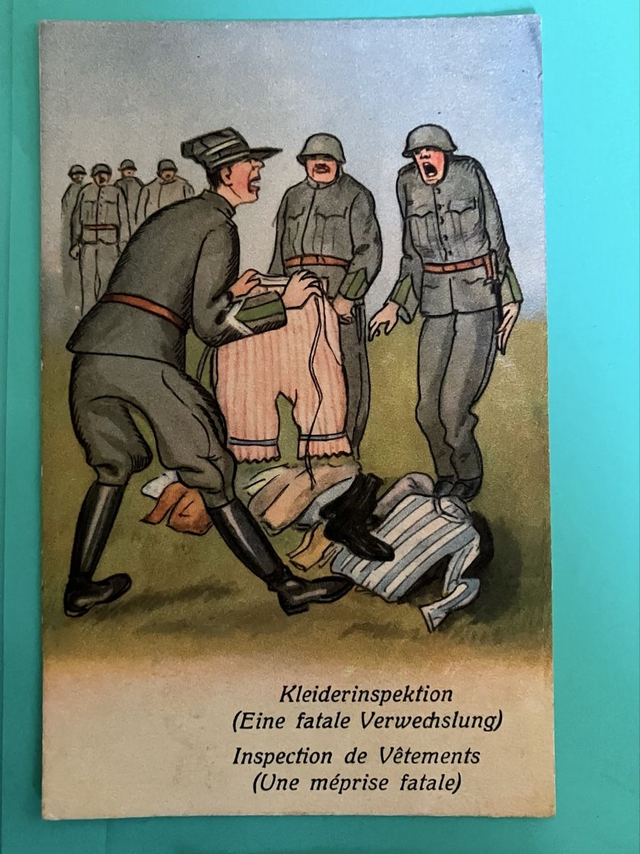 Cartes postales: Ansichtskarten Konvolut Militär Humor Spass – D'occasion à Bauma par Baumer71 3