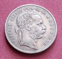 UNGARN - 1 FORINTH - 1878 K.B.