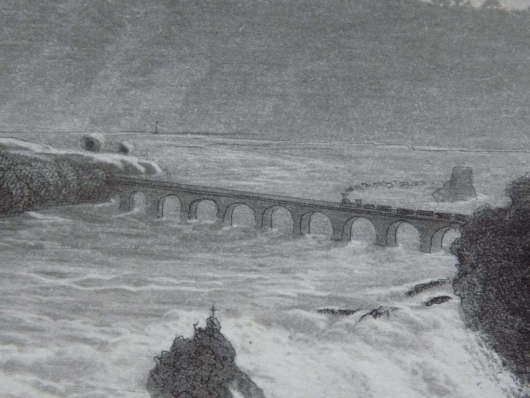 Stiche: Rheinfall Aquatinta – Gebraucht aus Risch von Rischli15 8