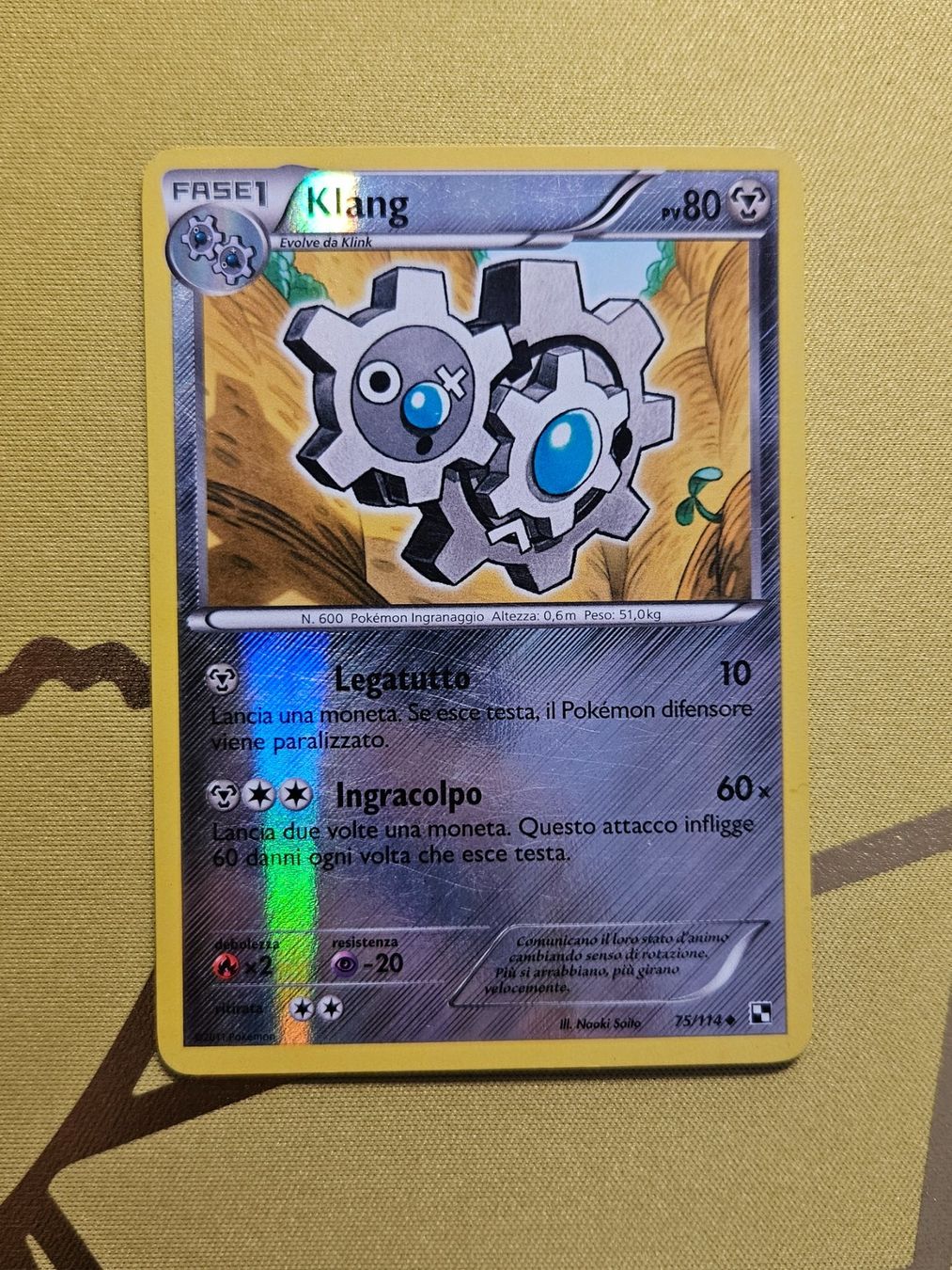 Pokémon Carte collezionabili: Black and White - Klang – Usato da Bellinzona venduto da Pokemarco