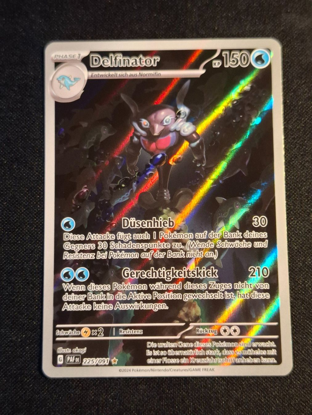 Pokémon Sammelbilder & Trading cards: Pokemon Delfinator PAF 225/091 – Neu (gemäss Beschreibung) aus Gammen von Karbax