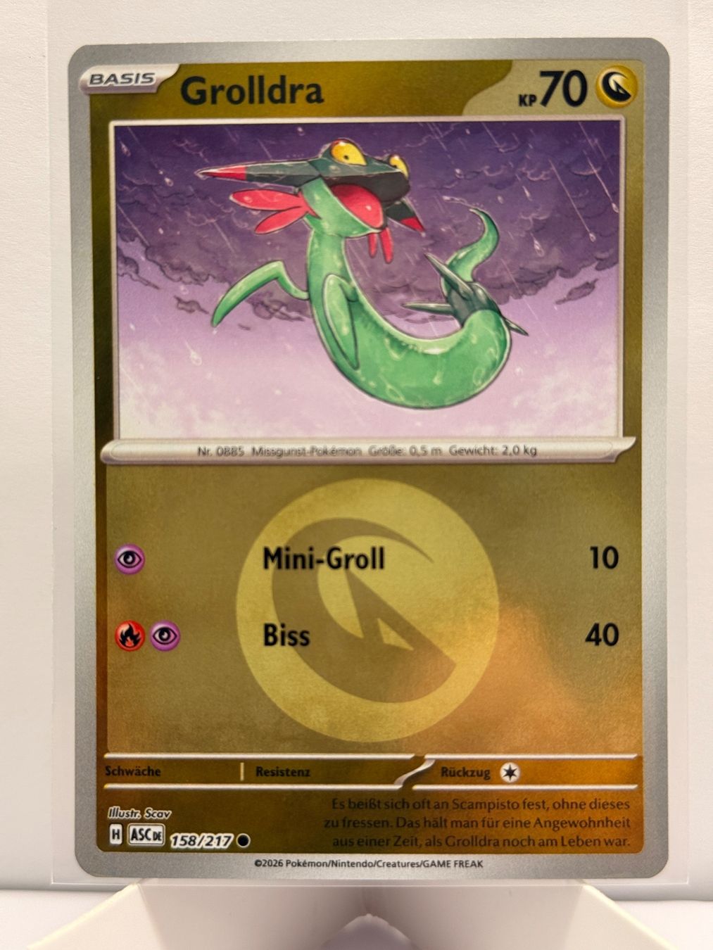 Pokémon Sammelbilder & Trading cards: Grolldra 158/217 Reverse Holo ASC DE NM – Neu (gemäss Beschreibung) aus bern von Wankdorf_Retro