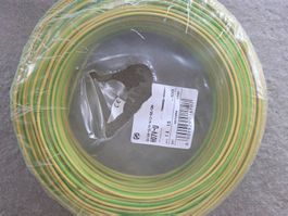 H07V-U 1x1.5 mm² Schutzleiter grün-gelb 100 m Rolle