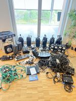 Grosse Lichtsammlung für Party/Events mit DMX Steuerpulten